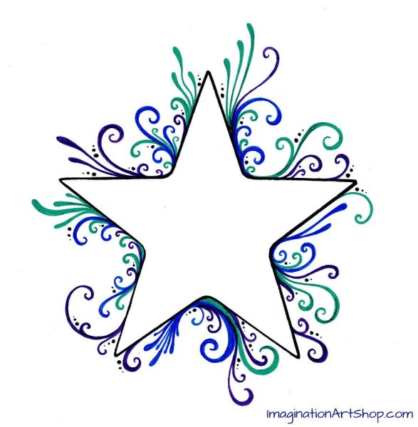 Свет рождественской звезды раскраски