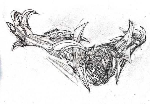 Shadow Fiend скетч