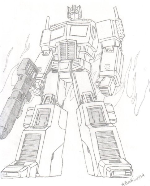 Трансформеры карандашом