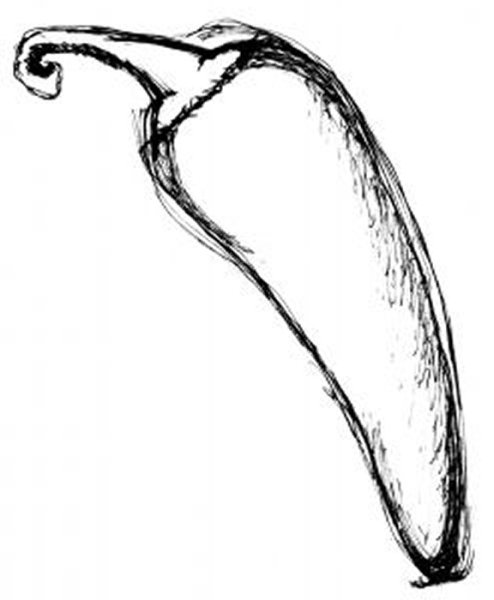 Перец карандашом