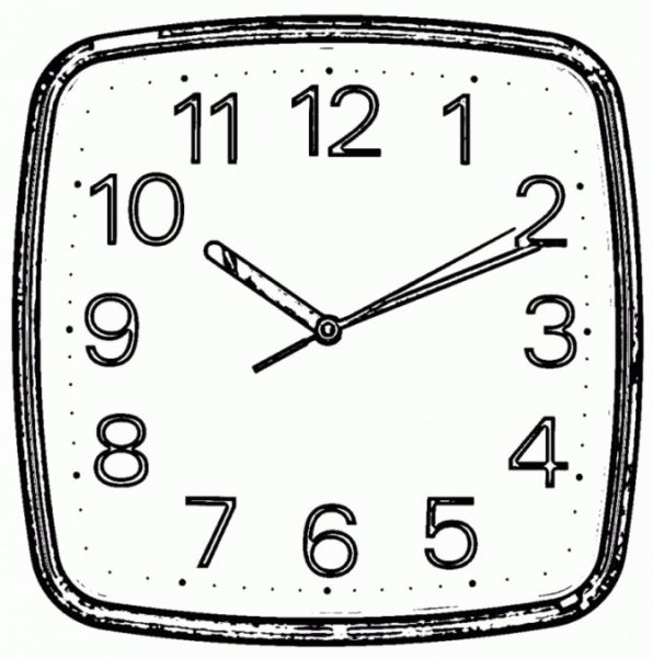 Рисунок часов карандашом