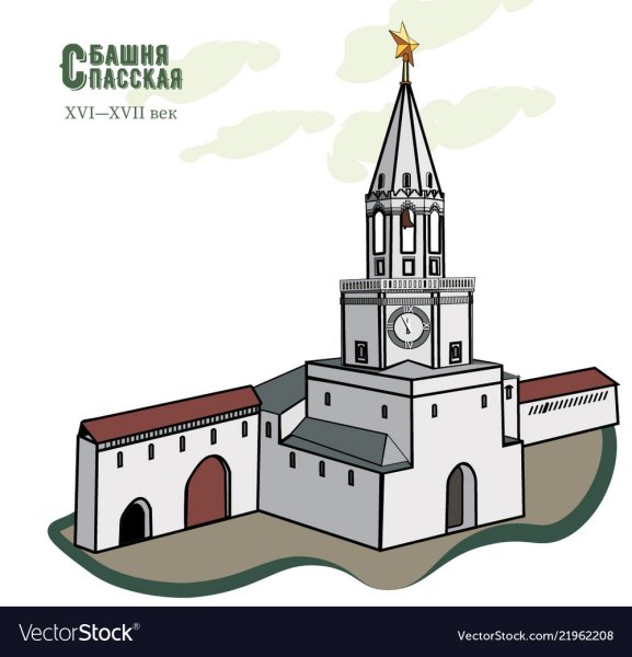 Рисование башня Сююмбике