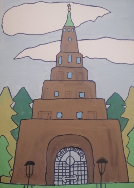 Казань Сююмбике башня вектор