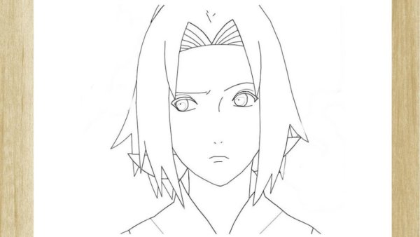 Раскраски Наруто Сакура Харуно