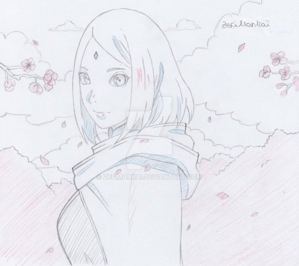 Сакура Харуно для рисования