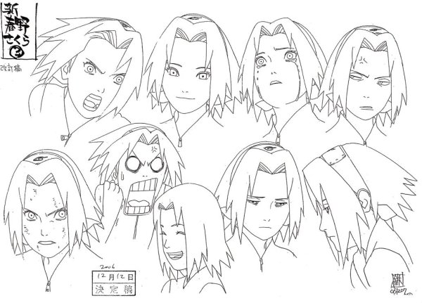 Наруто референс персонажей Наруто