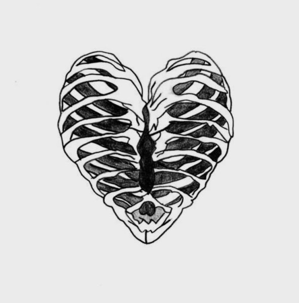 Бабочка тату эскиз