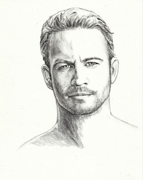 Зарисовки мужского лица