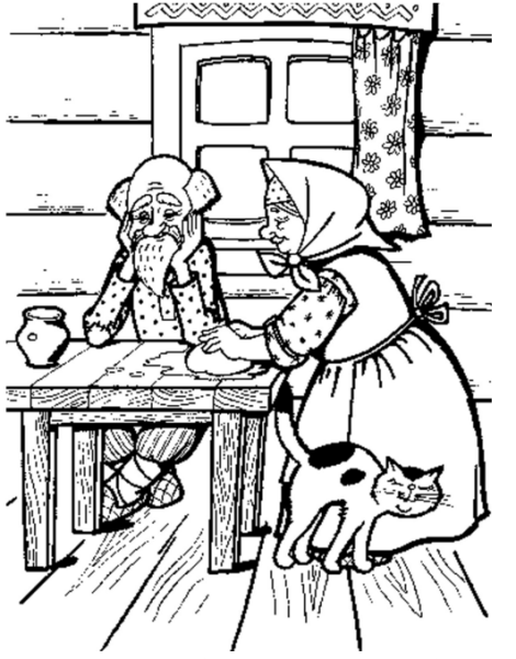 Колобок рисунок