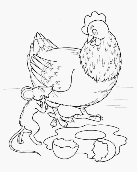 Раскраска. Теремок