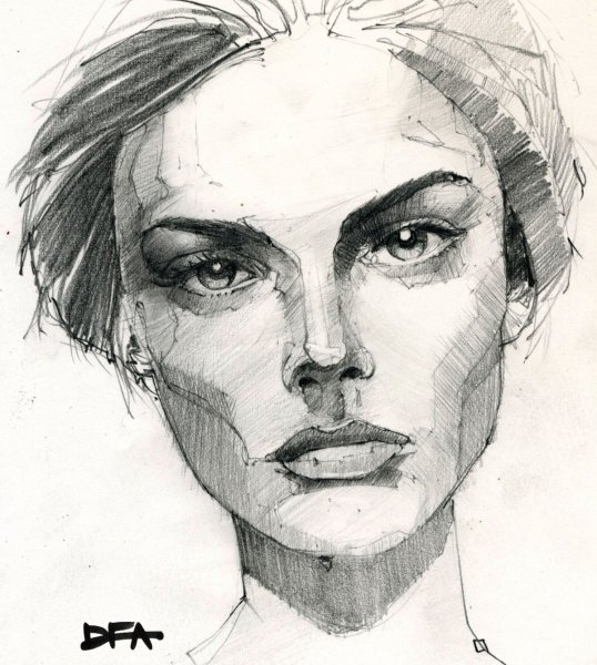 Портреты современные карандашом