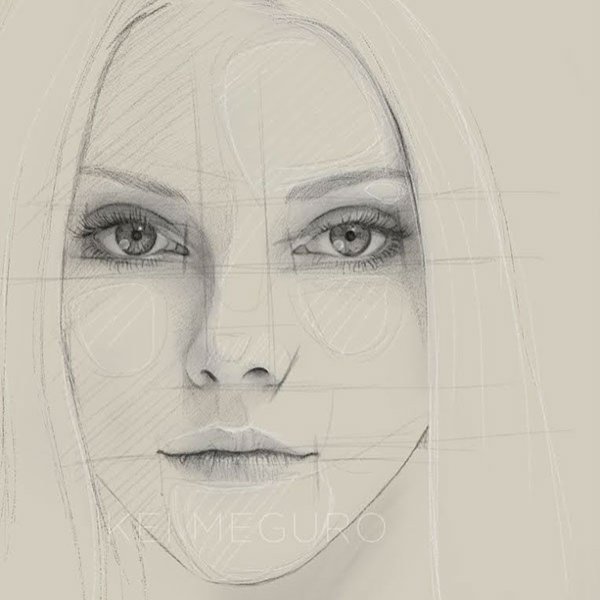 Портрет человека в анфас