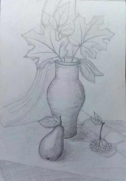 Осенний натюрморт для начинающих