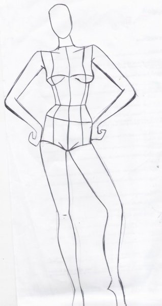 Женская фигура для рисования