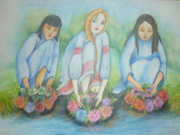 Рисунок к празднику Троица