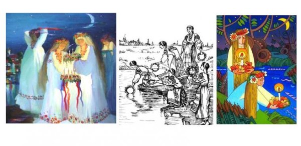 Праздник Ивана Купалы на Руси рисунки