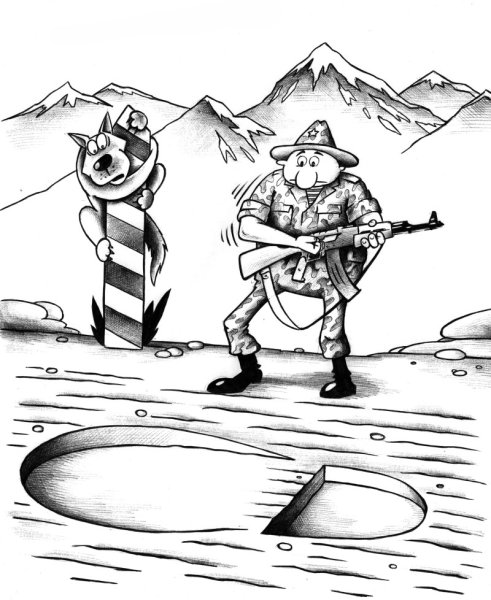Карикатуры про армию