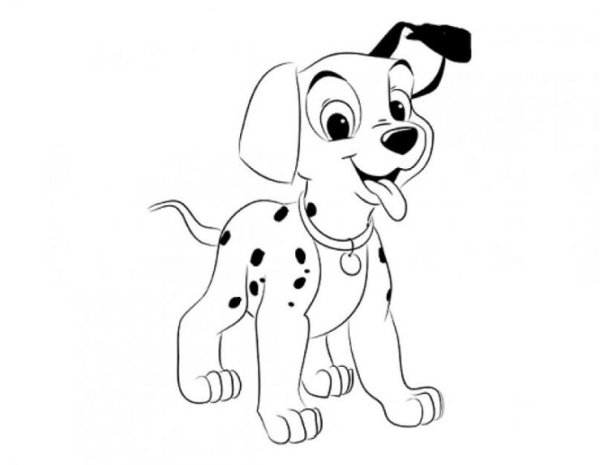 Схема рисования собаки для детей