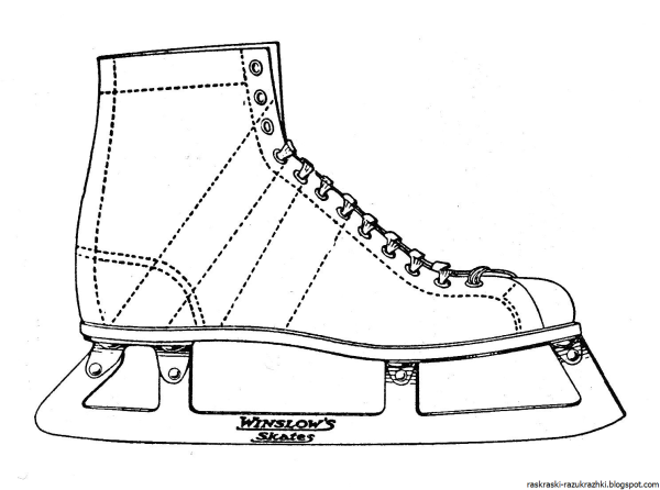 Коньки для раскрашивания