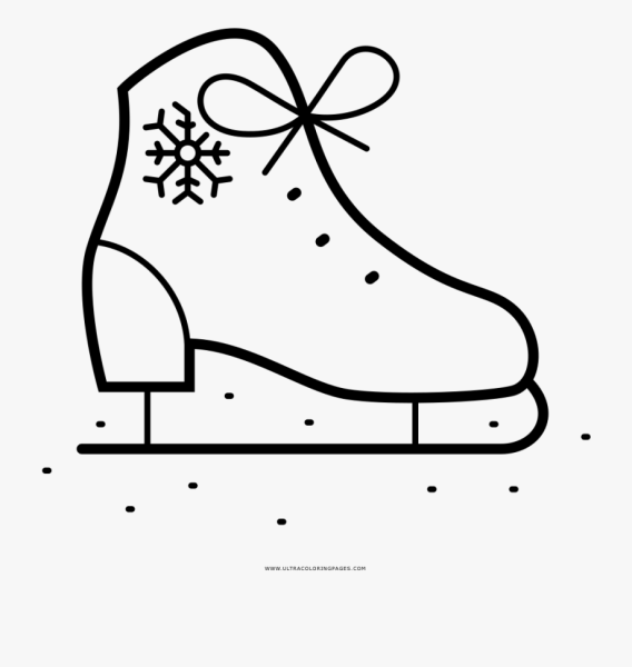 Как рисовать коньки