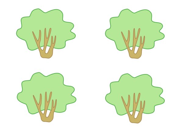 Зарисовки кустарников