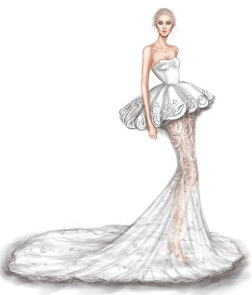 Рисунок девушки карандашом