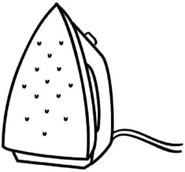 Утюг рисунок