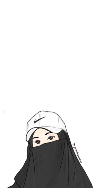 Нарисовать девушку в хиджабе