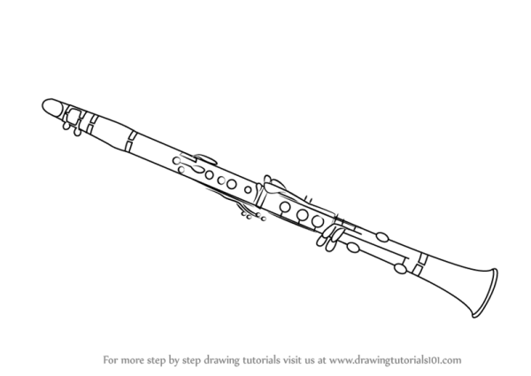 Флейта раскраска