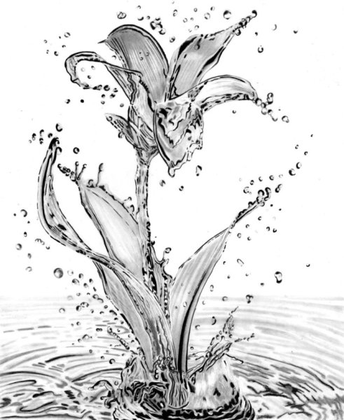 Рисование на воде