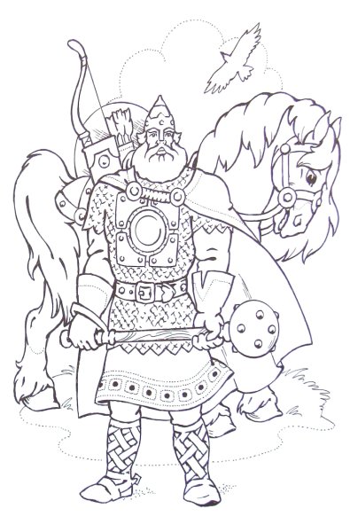 Добрыня Никитич рисунок