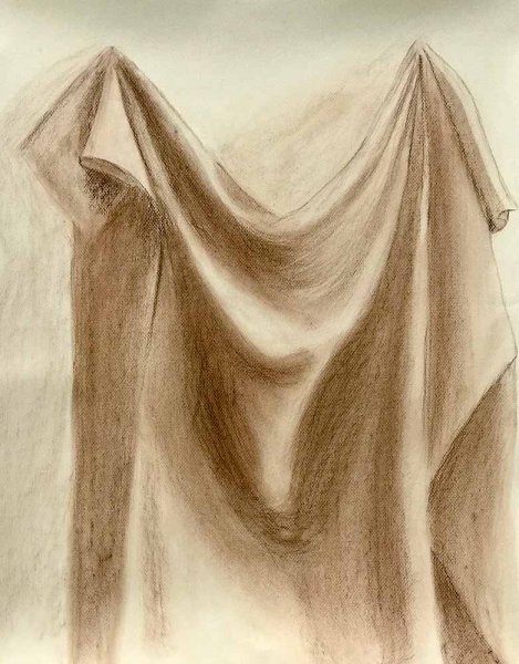 Драпировка Академический рисунок