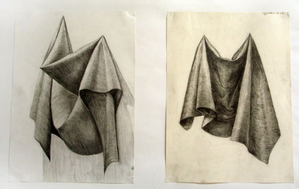 Драпировка Академический рисунок