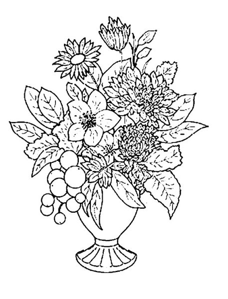 Рисование осенние цветы