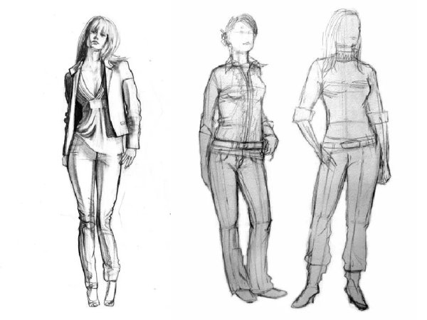 Рисунок человека поэтапно