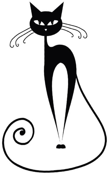 Контур кошки