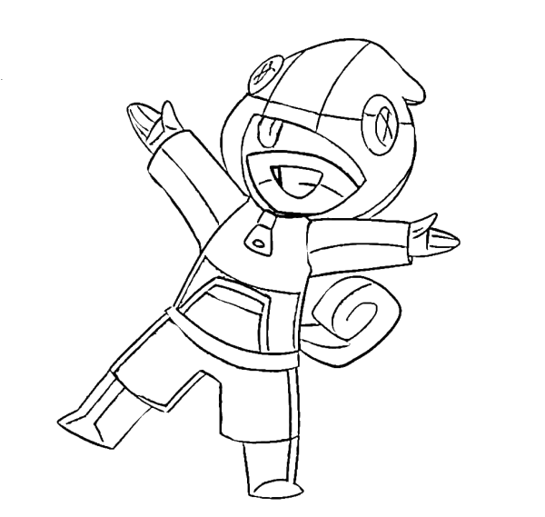 Раскраска Бравол старс Лион