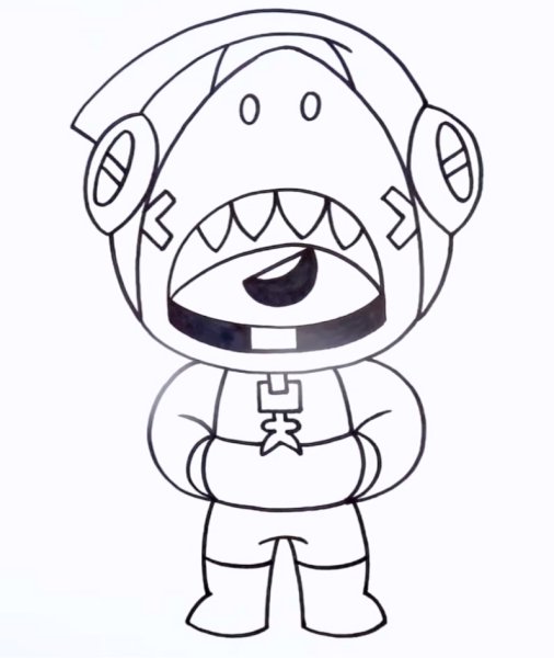 Раскраска Браво старс Леон