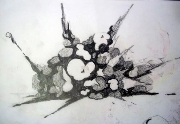 Взрыв для рисования