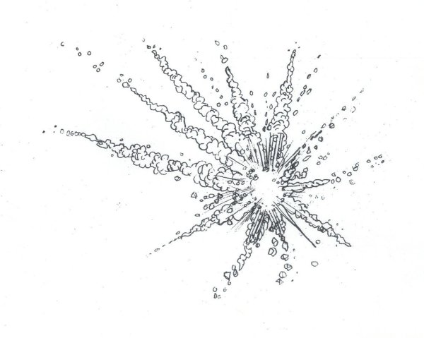 Большой взрыв рисунок