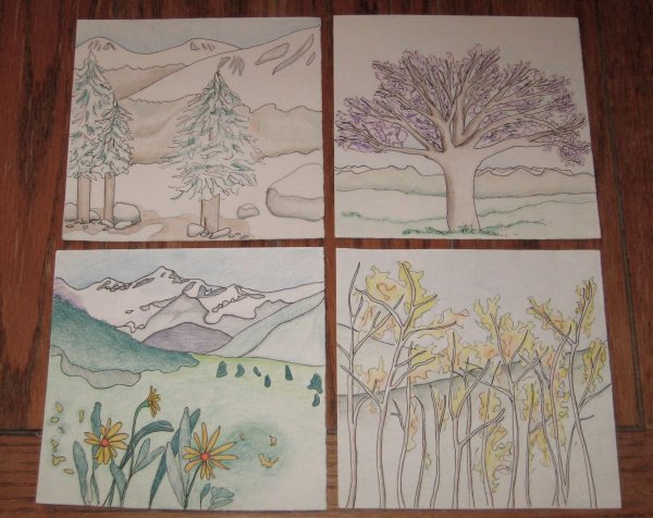 Зарисовка времена года