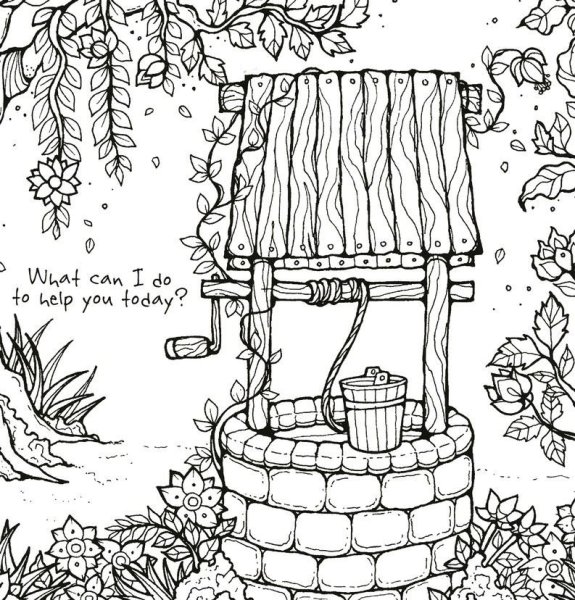 Зарисовка колодца