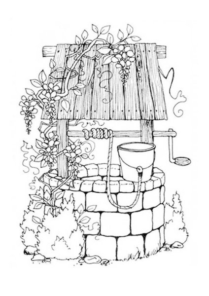 Колодец эскиз