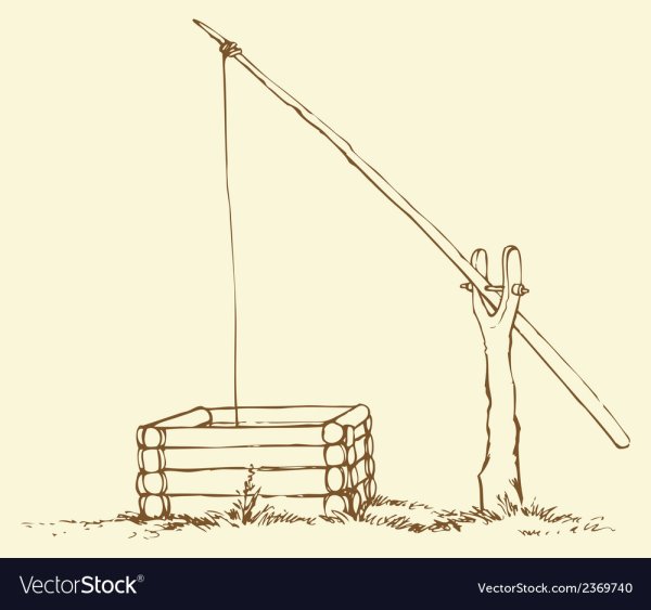 Колодец раскраска для детей