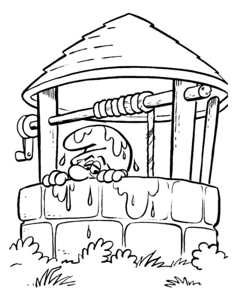 Зарисовка колодца