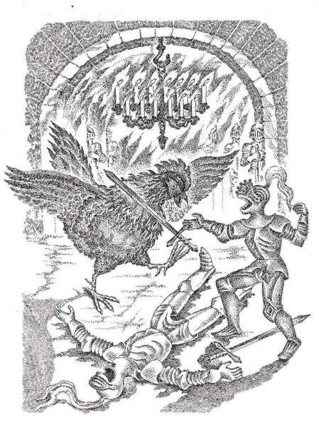 Рисунок к сказке чёрная курица или подземные жители для 5 класса