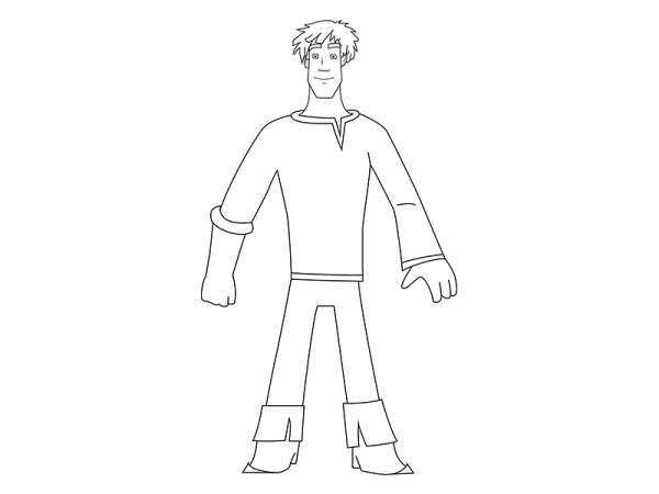 Сказка о попе и работнике его Балде раскраска для детей