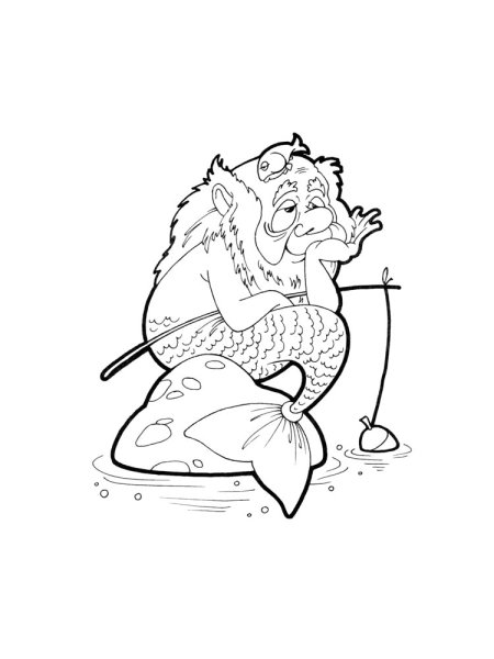 Раскраска к сказке Летучий корабль