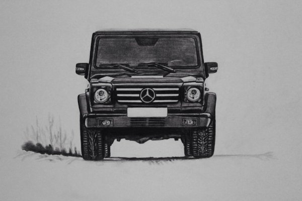 Mercedes Benz AMG g63 карандаш