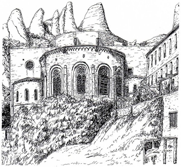 Церковь карандашом